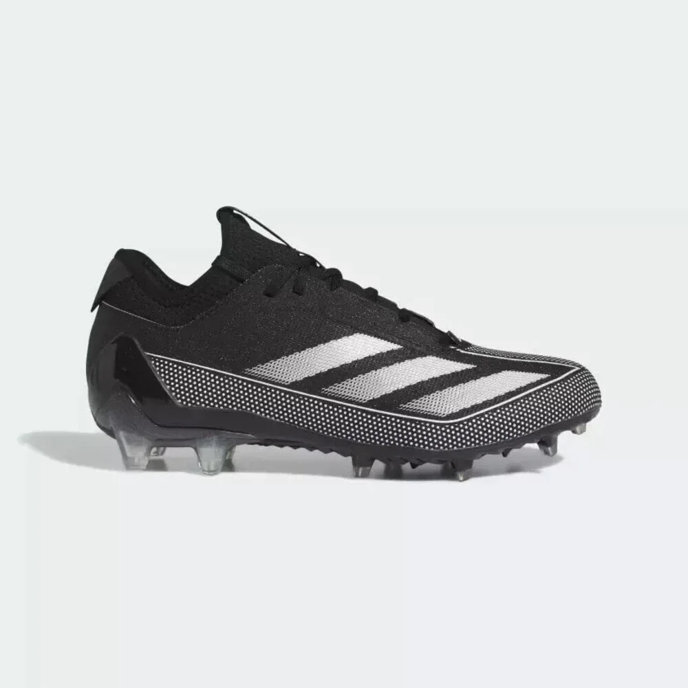 Adidas Adizero Electric.1 IF2426 Mens US 7.5 Black White Football Cleats RHS6303